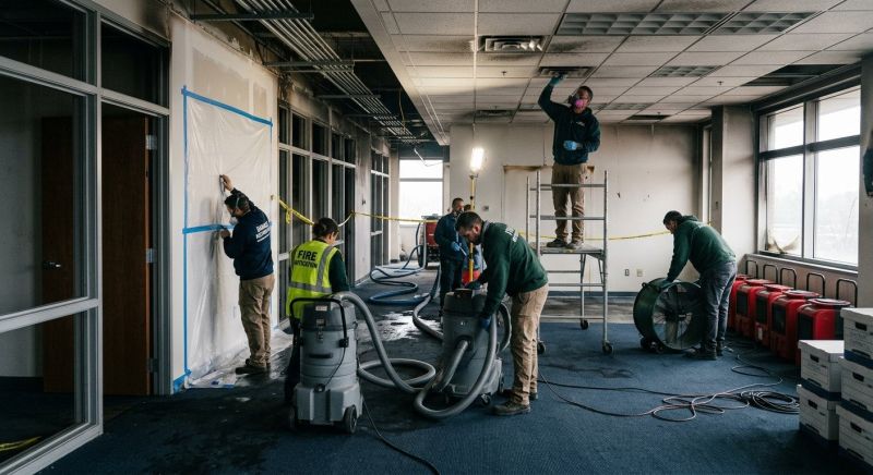 Commercial Fire Restoration in Gilbert, AZ