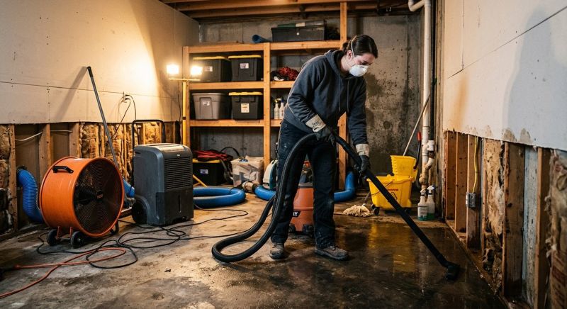 Crawl Space Water Remediation in Gilbert, AZ