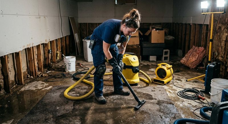 Flooded Basement Cleanup in Santa Rosa, CA