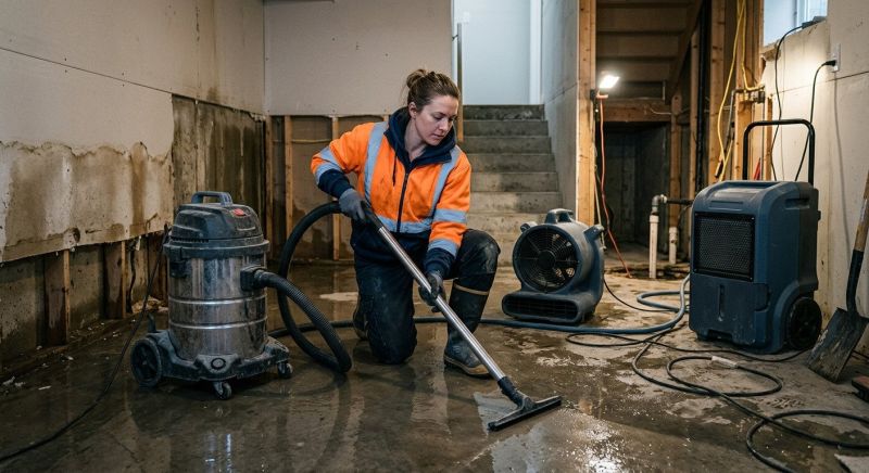 Flooded Basement Cleanup in Wilmington, NC