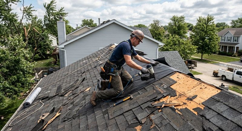 Roof Storm Damage Remediation in Overland Park, KS