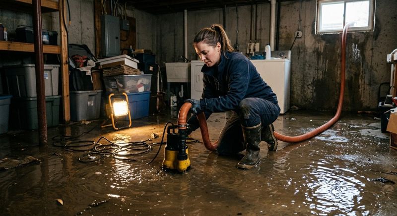 Basement Water Cleanup in Napa, CA