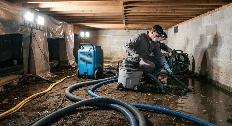 Basement Water Extraction in Scottsdale, AZ