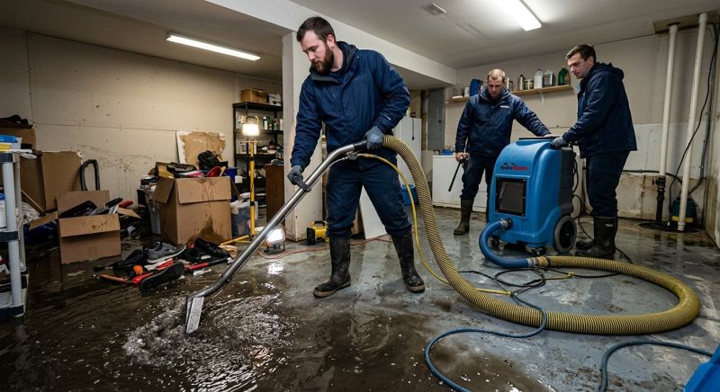 Basement Water Extraction in Santa Rosa, CA