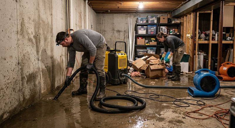 Basement Water Extraction in Santa Rosa, CA