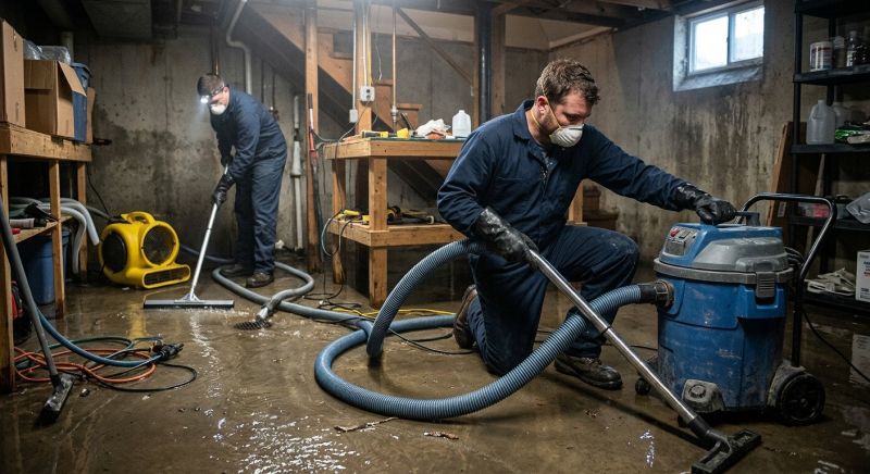 Basement Water Extraction in Chandler, AZ