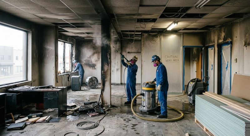 Commercial Fire Damage Repair in Mesa, AZ