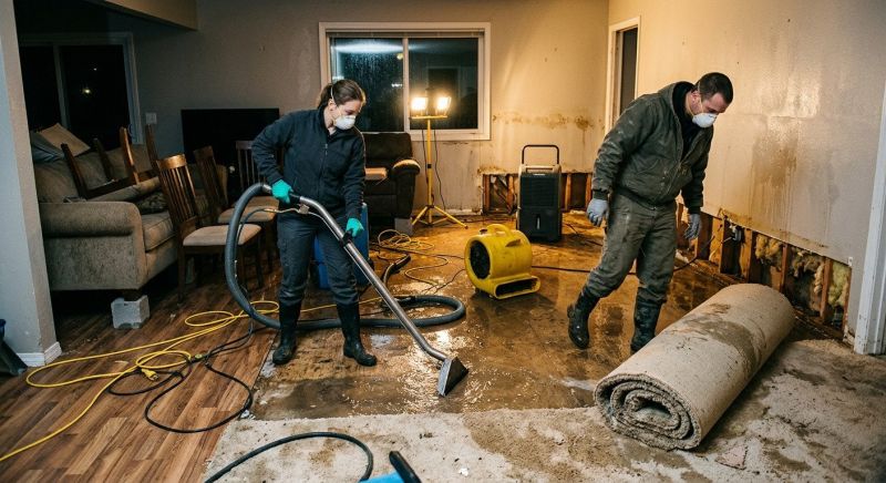 Crawlspace Water Cleanup in Wilmington, NC