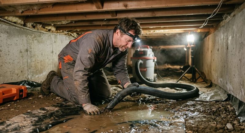 Crawlspace Water Cleanup in Phoenix, AZ