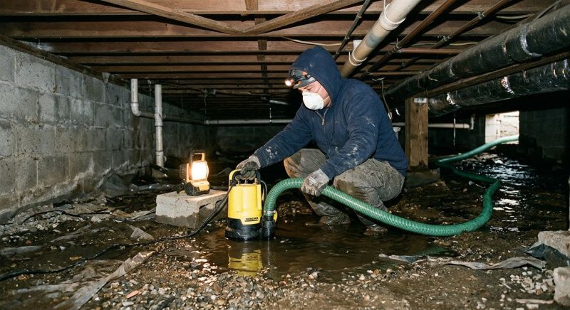 Crawlspace Water Removal in Chandler, AZ