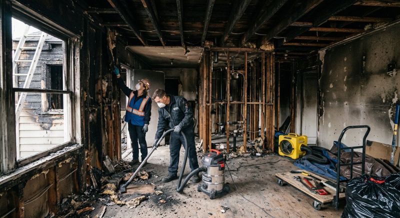 Fire Damage Cleanup in Gilbert, AZ