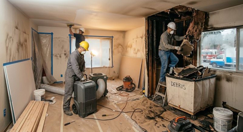 Fire Damage Reconstruction in Gilbert, AZ