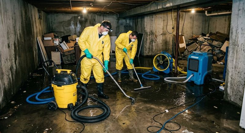 Flood Damage Cleanup in Napa, CA
