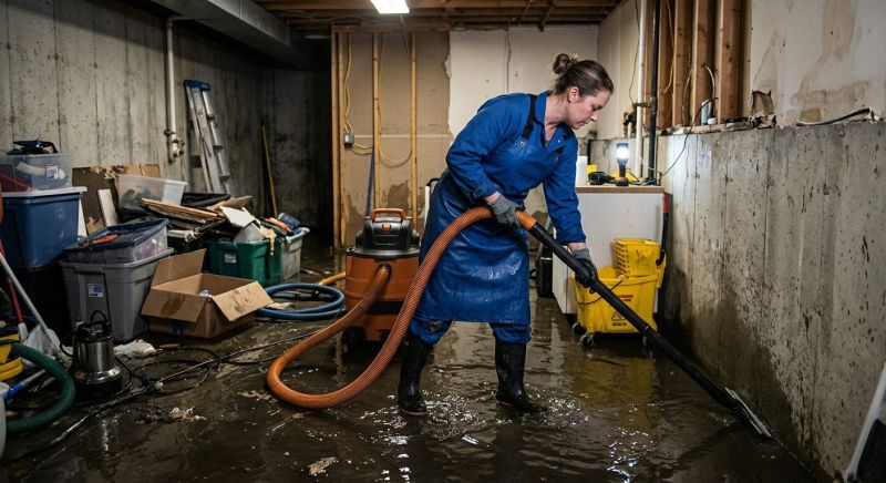 Flooded Basement Cleanup in Wilmington, NC
