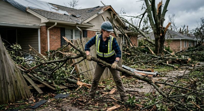 Storm Damage Restoration in Olathe, KS