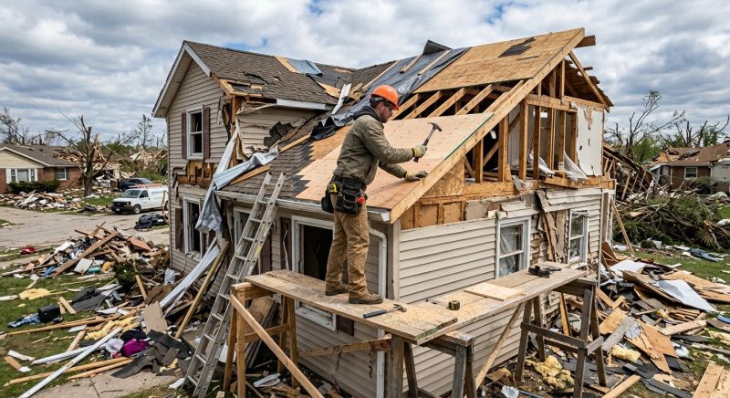 Storm Damage Restoration in Kansas City, KS