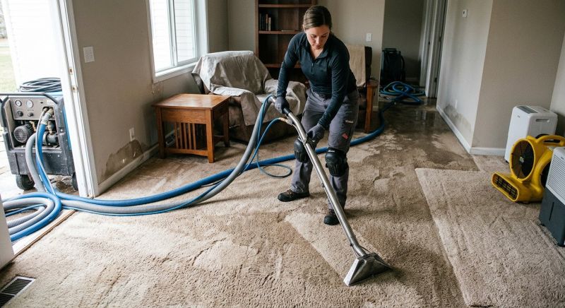 Wet Carpet Drying in Wilmington, NC